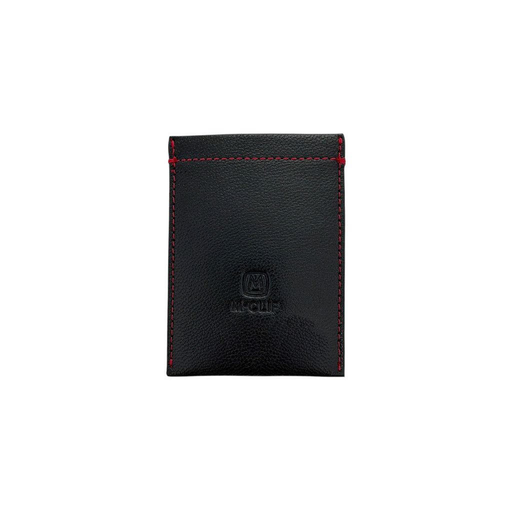 M-CLIP Leather RFID Case Black Vertical in Black M-Clip