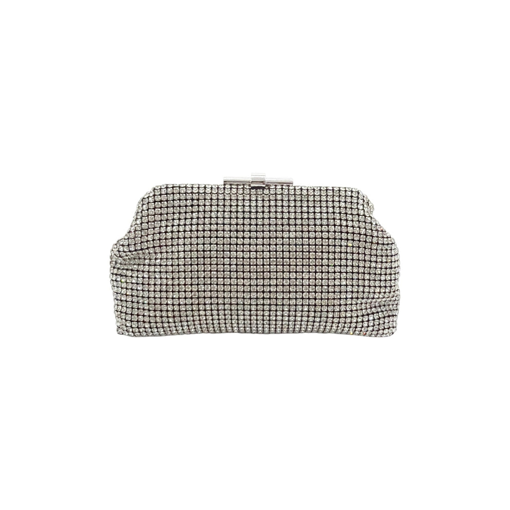 REISS Adaline Crystal Clutch Bag Reiss