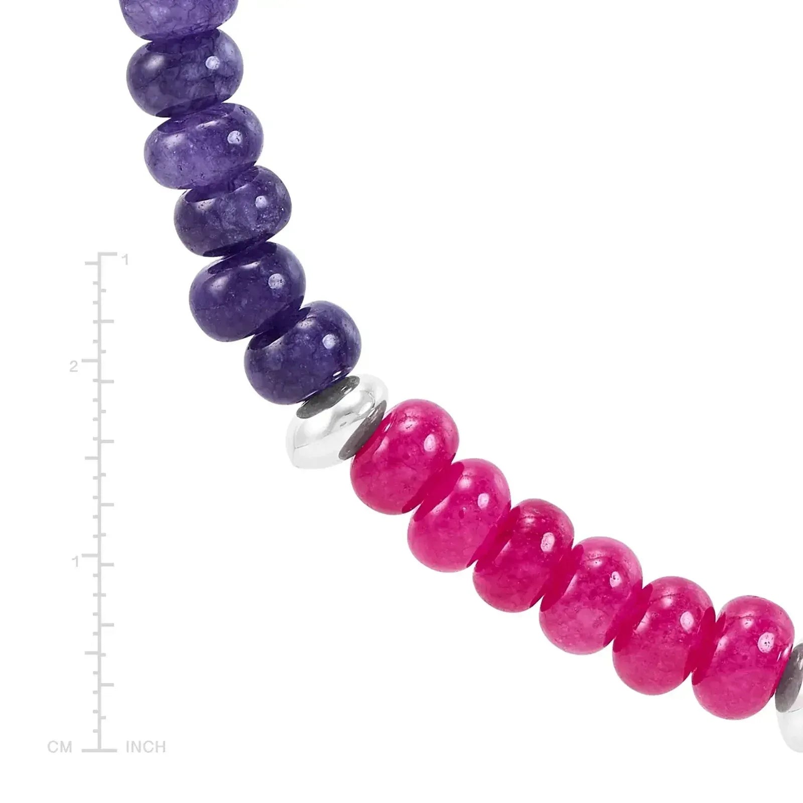 SILPADA Colored In Silver Mixed Stones Beaded Necklace - flyKAMP