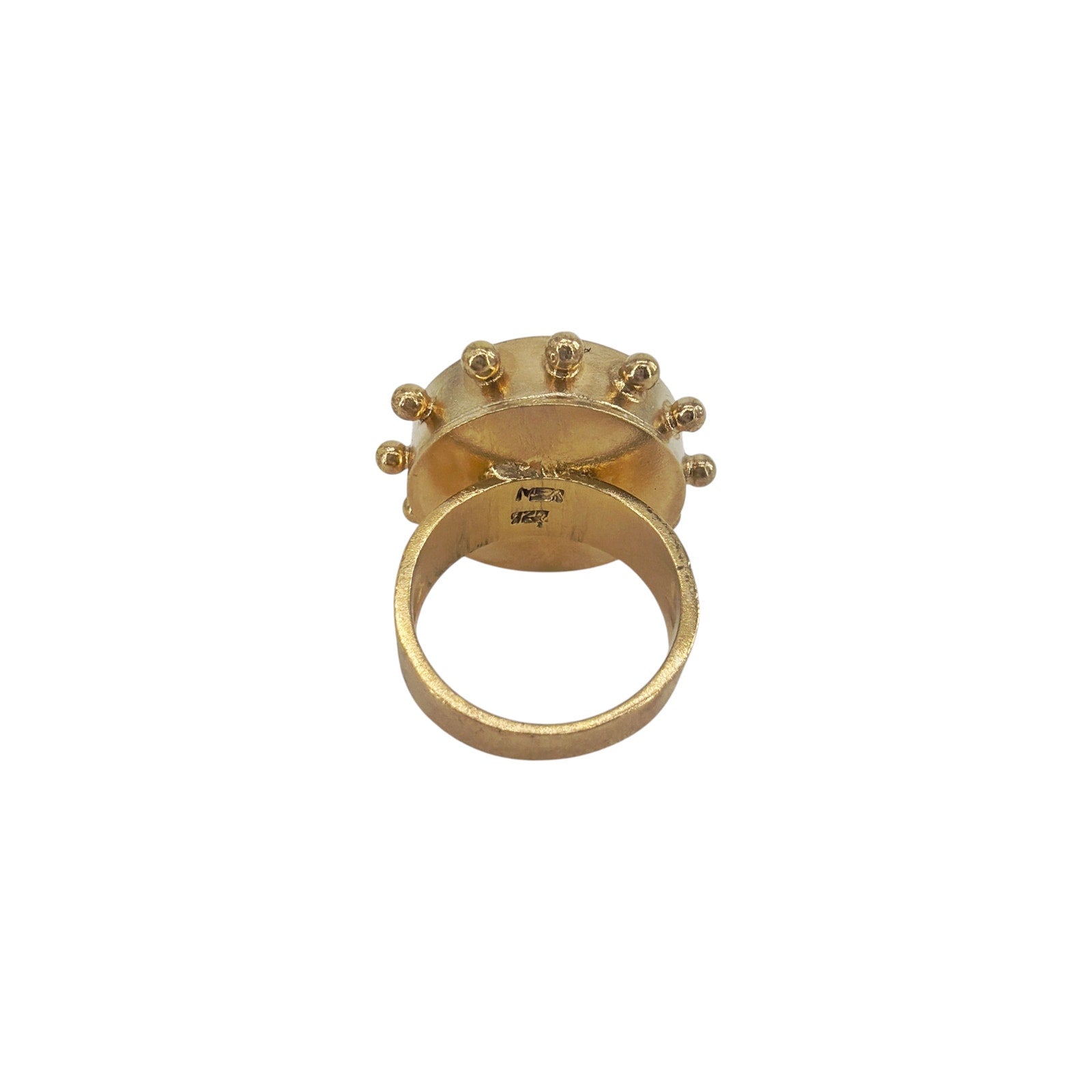 VIRGINS SAINTS & ANGELS VSA Heavenly "M" Ring in Gold 6 Virgins Saints & Angels