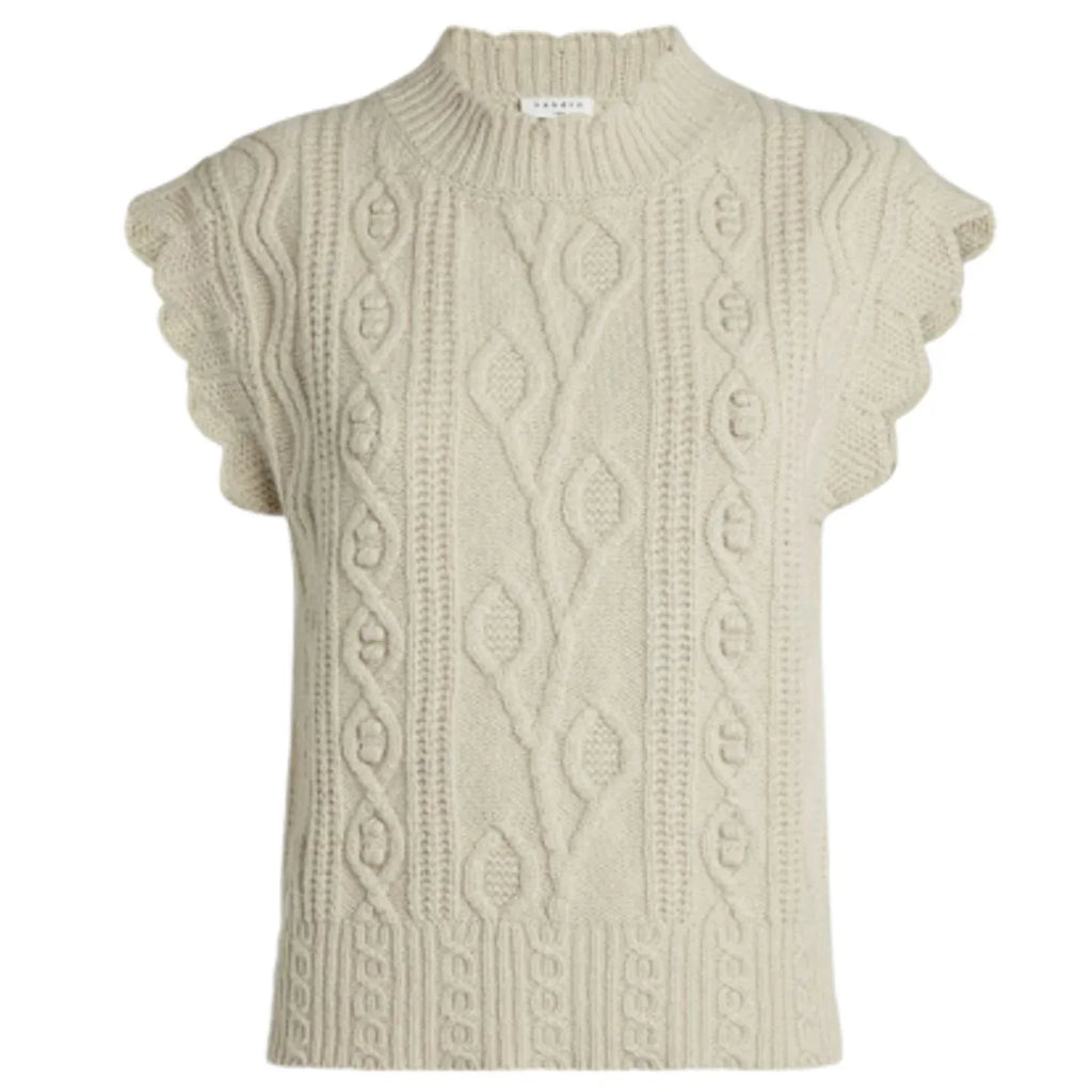 SANDRO Moise Cable Knit Vest XS - flyKAMP