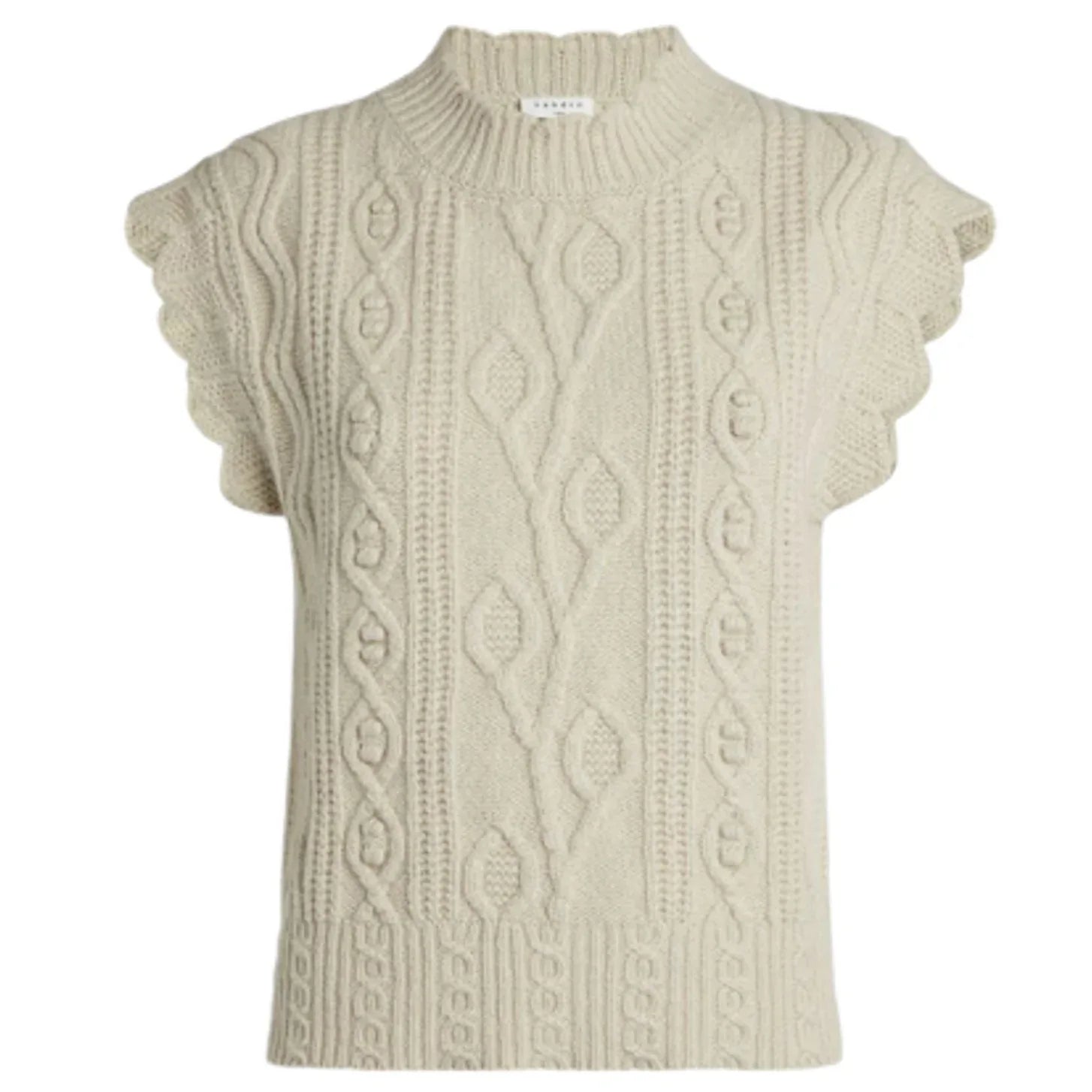 SANDRO Moise Cable Knit Vest XS - flyKAMP