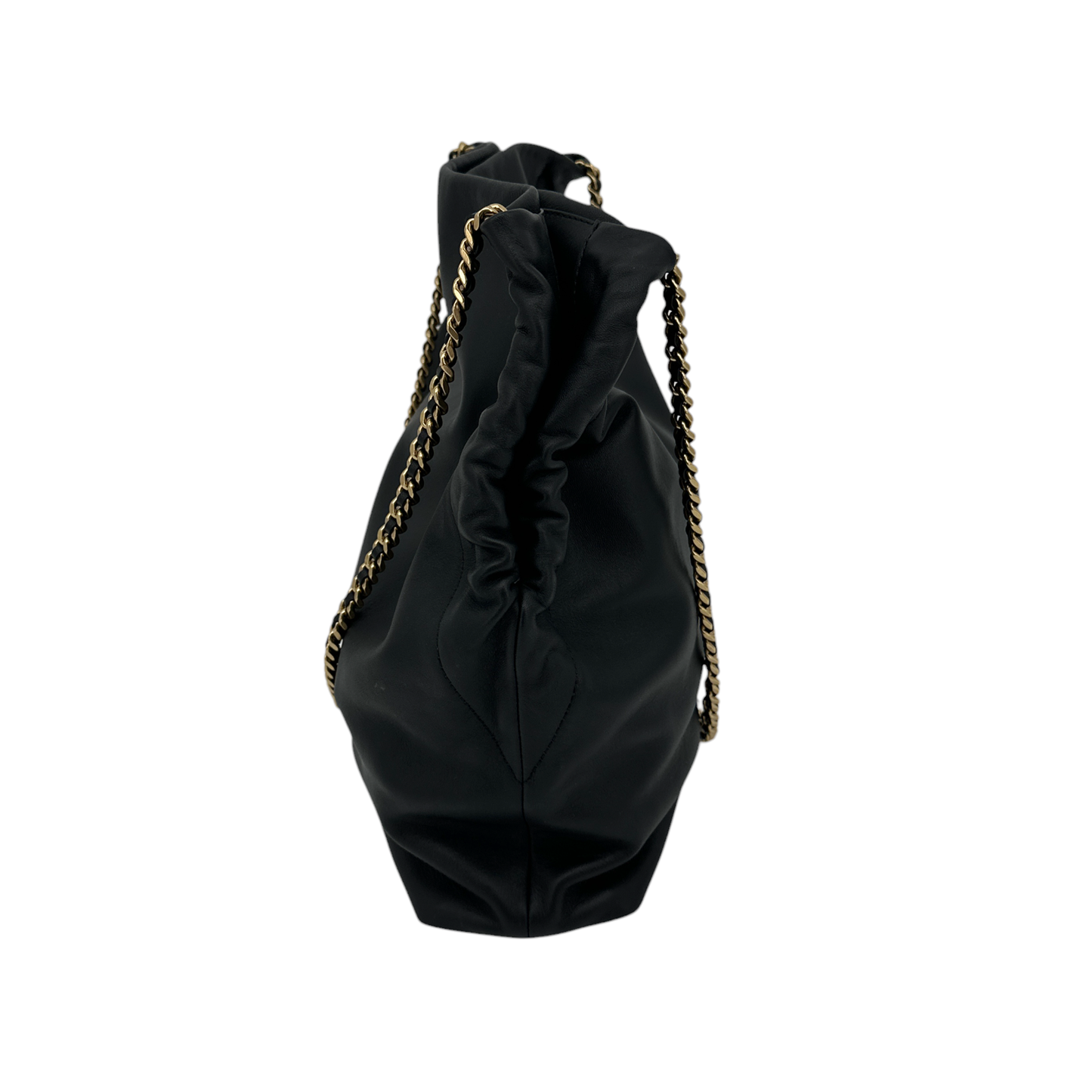 VERONICA BEARD Leather Slouch Bag || Black