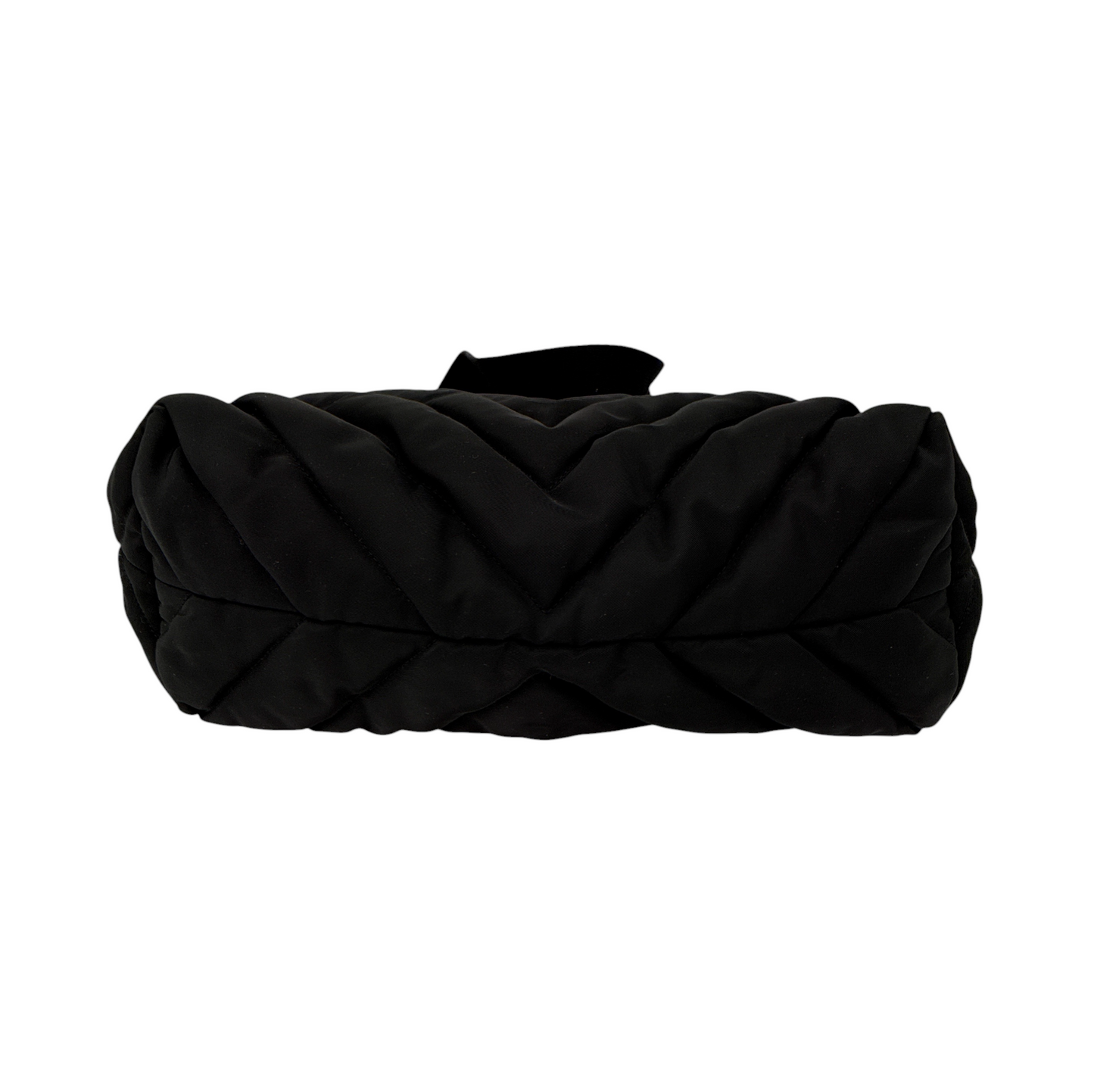 CLARE V. Le Zip Sac Quilted V Puffer in Black