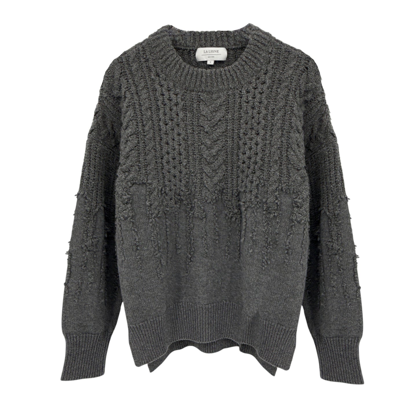LA LIGNE Allan Sweater in Grey S