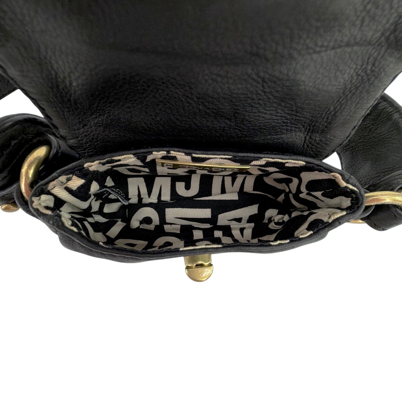 MARC JACOBS Leather Belt Bag in Black Marc Jacobs