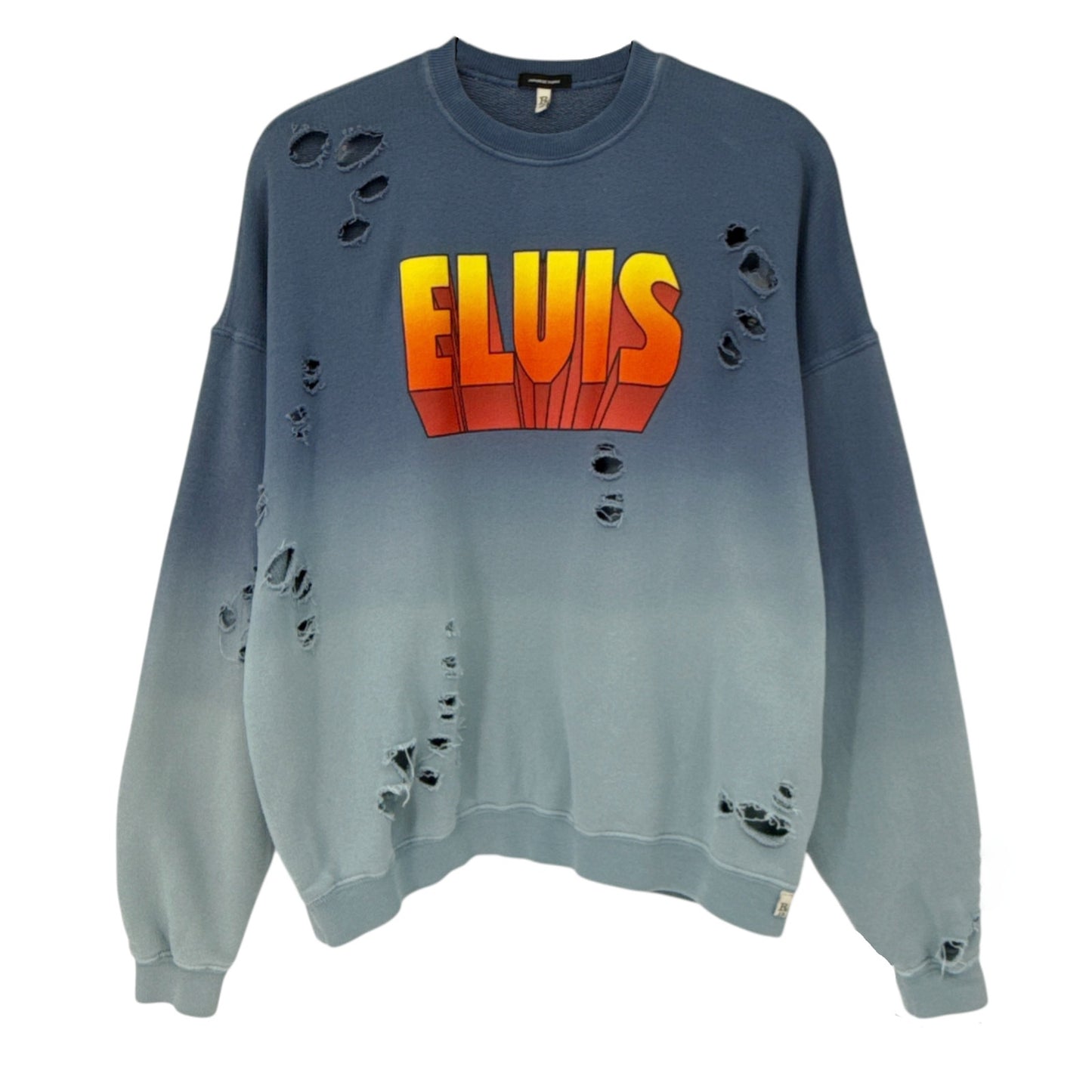 R13 Oversized Elvis Crewneck Sweatshirt XXS