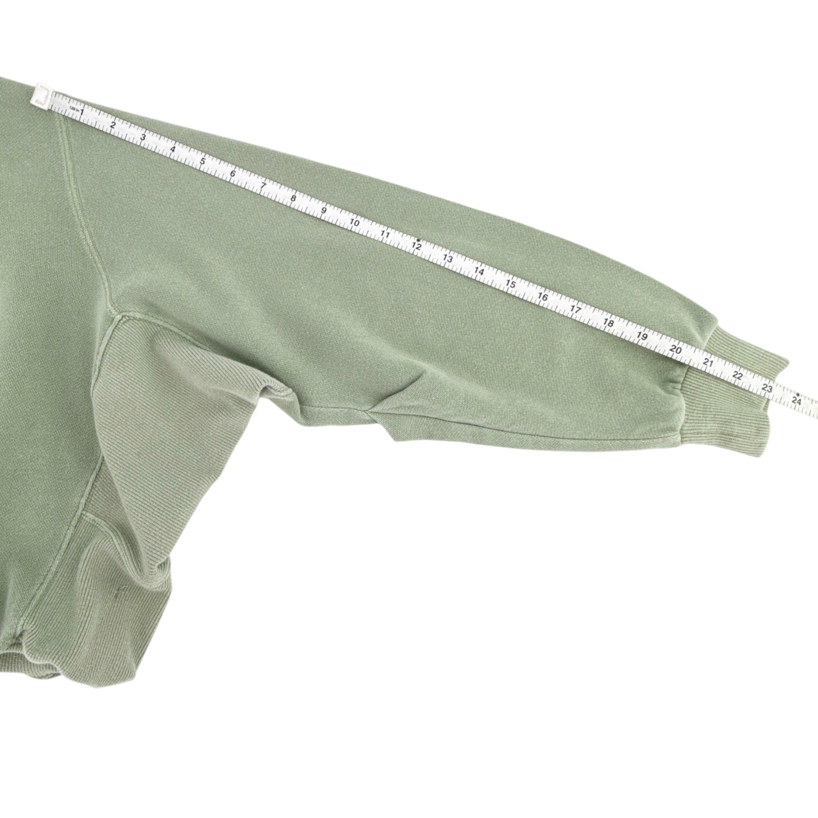 R13 New York Balloon Crewneck Sweatshirt in Light Olive S R13