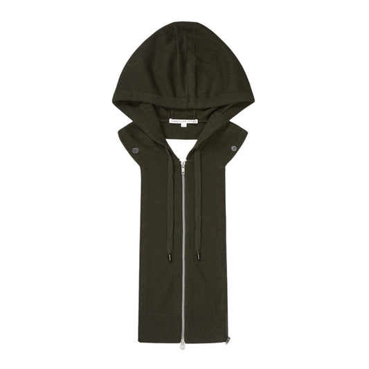 VERONICA BEARD Cashmere Hoodie Dickey || Army