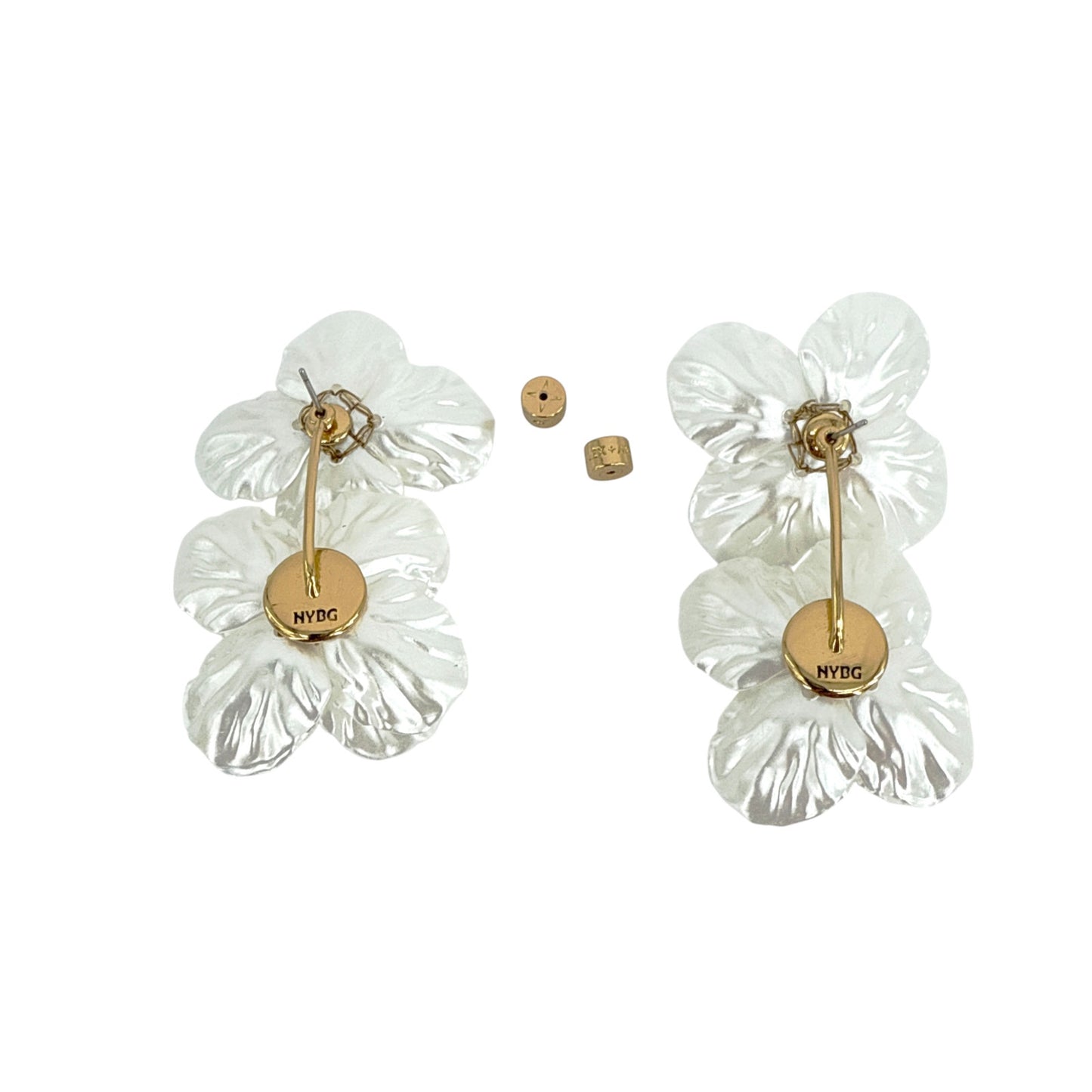 ALEX+ANI New York Botanical Garden Poppy Statement Earrings