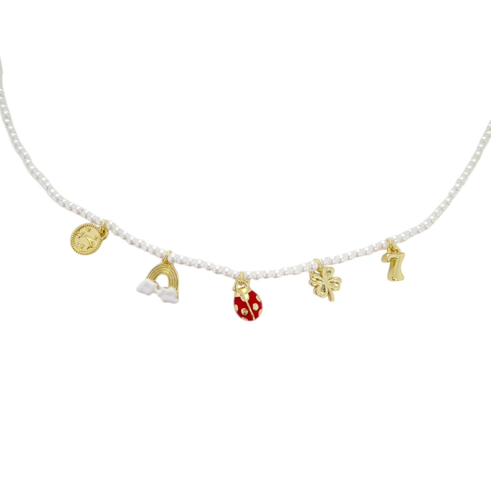 GORJANA Lucky Mini Charm Necklace Gorjana