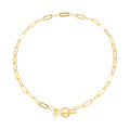 SILPADA Let’s Link Chain Necklace in Gold Plated Silver 17”