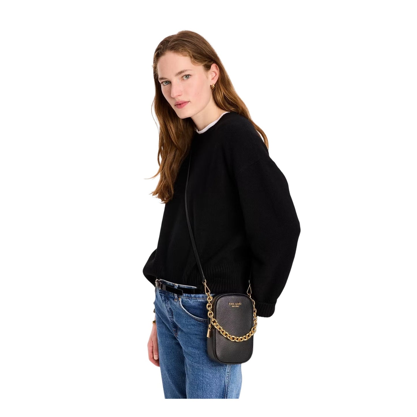 KATE SPADE New York  Jolie Chain Phone Crossbody+Additional Chain Strap