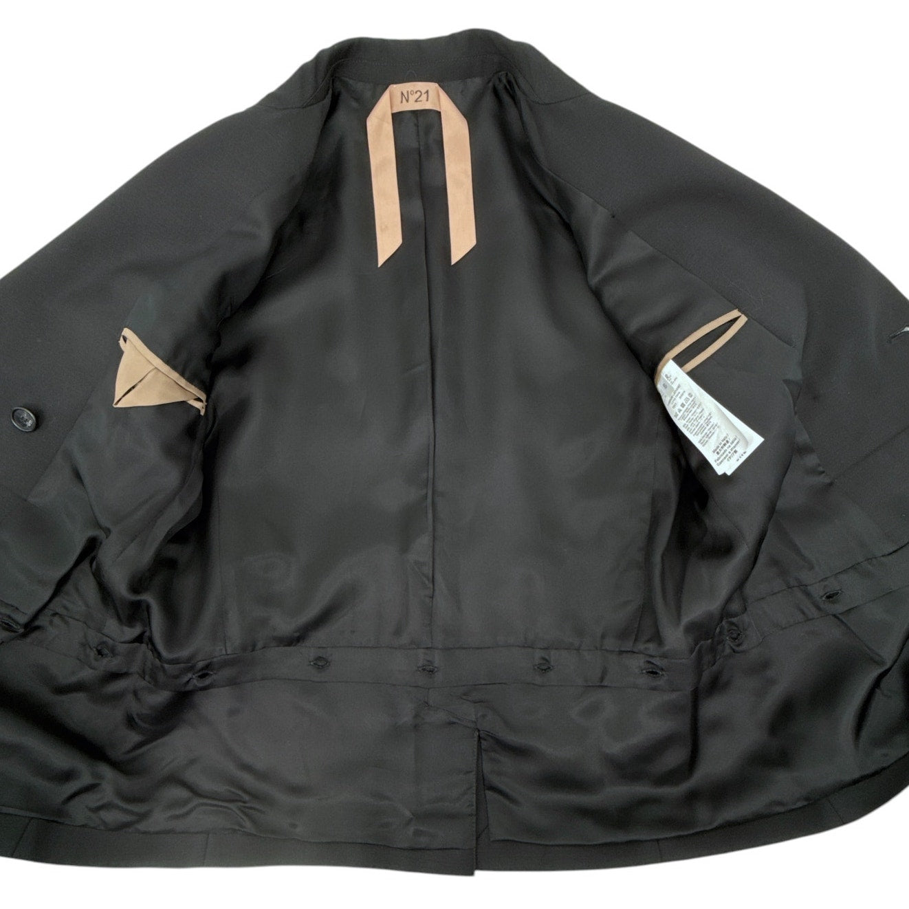 No.21 Double Breasted Blazer in Black EU40|S
