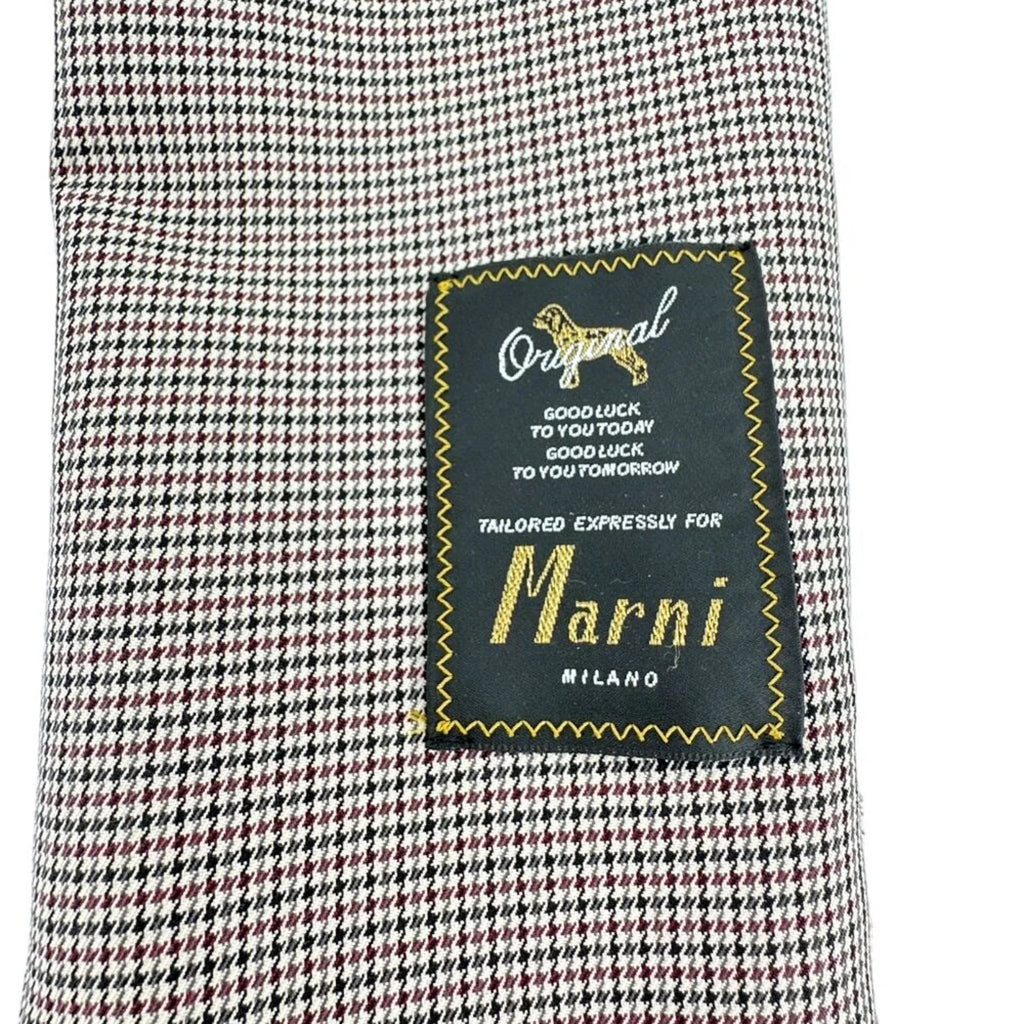 MARNI Houndstooth Double Breasted Blazer IT40|S - flyKAMP