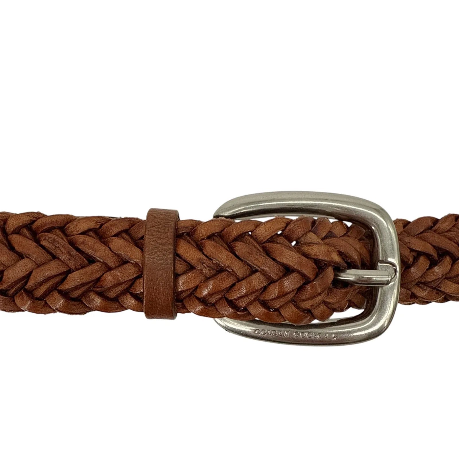 GOLDEN GOOSE Houston Belt in Brown 80cm|32in - flyKAMP