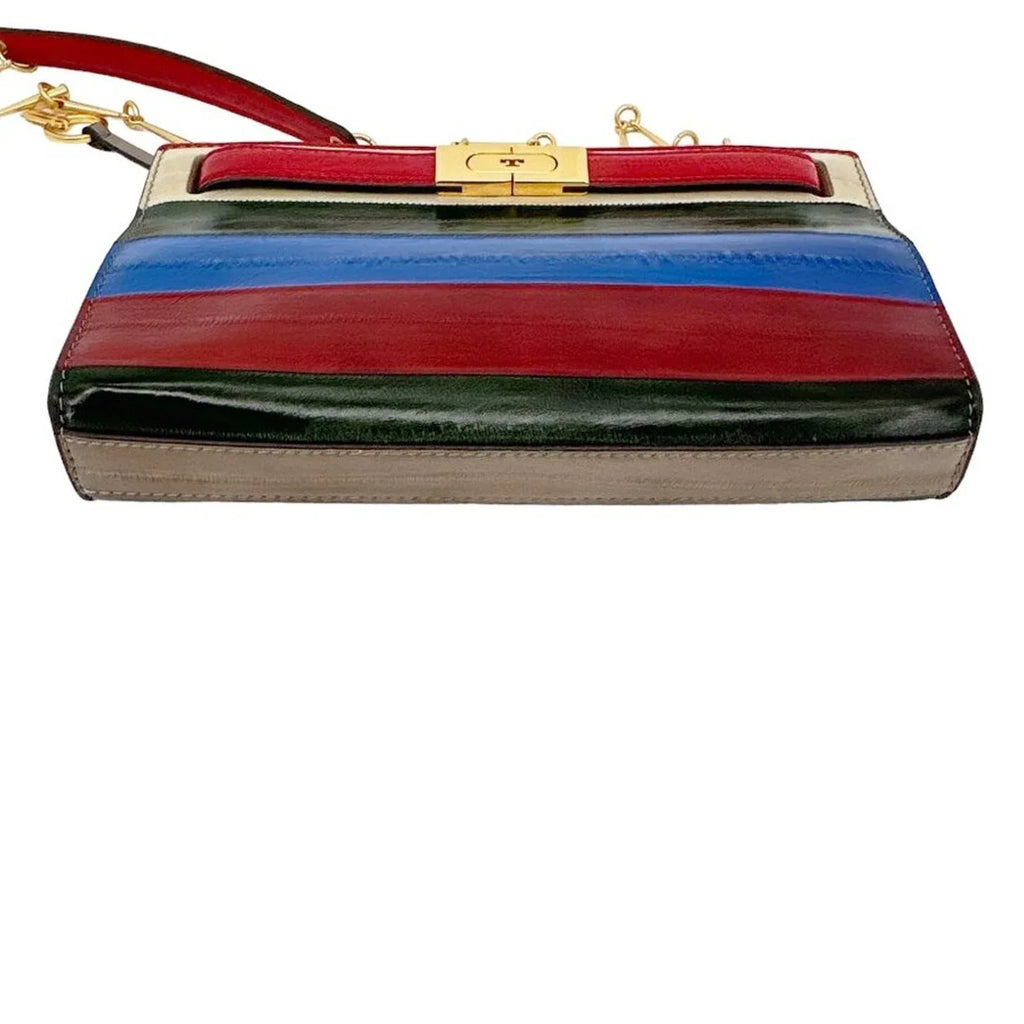 TORY BURCH Lee Radziwill Color-Block Shoulder Bag - flyKAMP