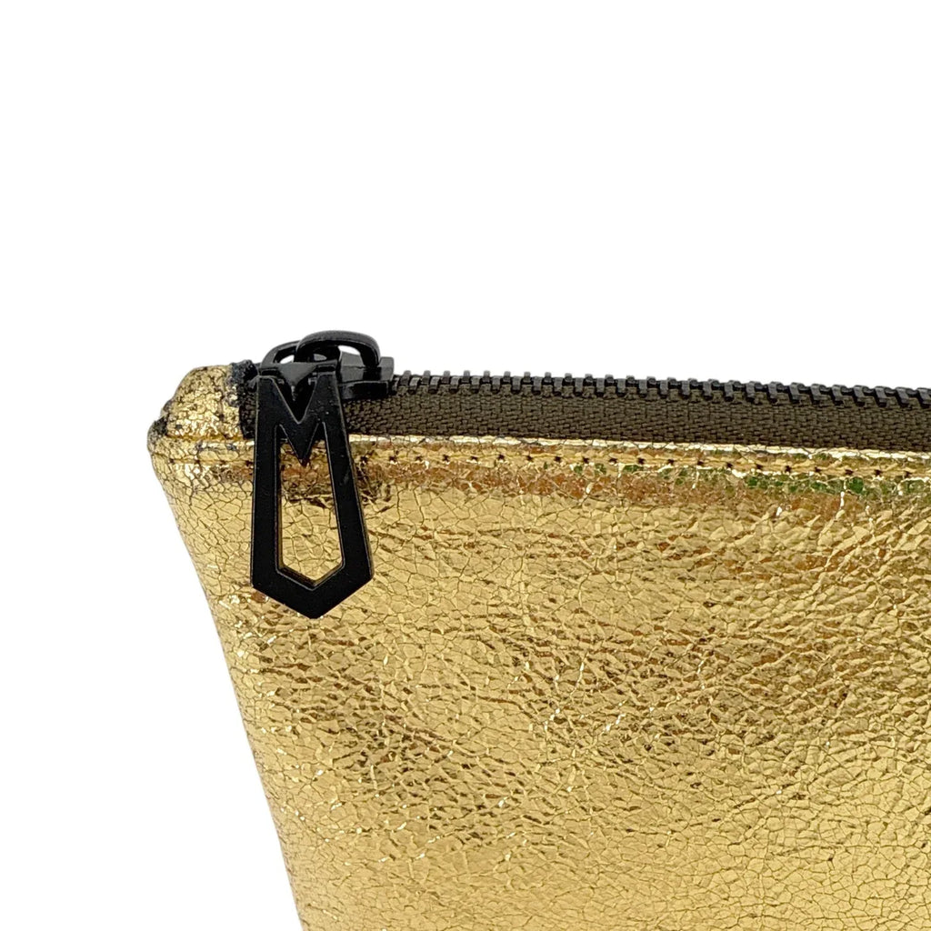 MARC JACOBS for Neiman Marcus + Target Metallic Leather Pouch in Gold - flyKAMP