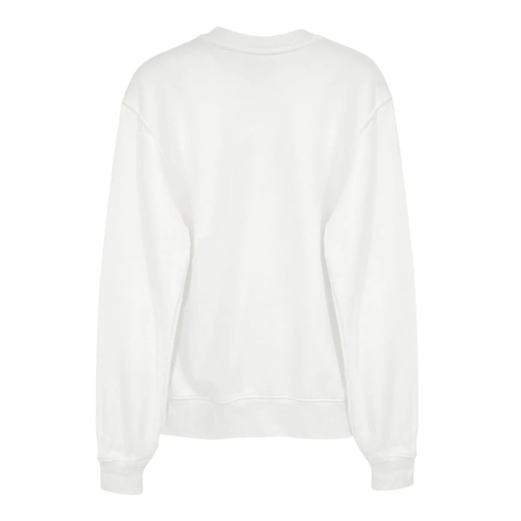 LACOSTE Classic Fit Crewneck Sweatshirt in White S - flyKAMP