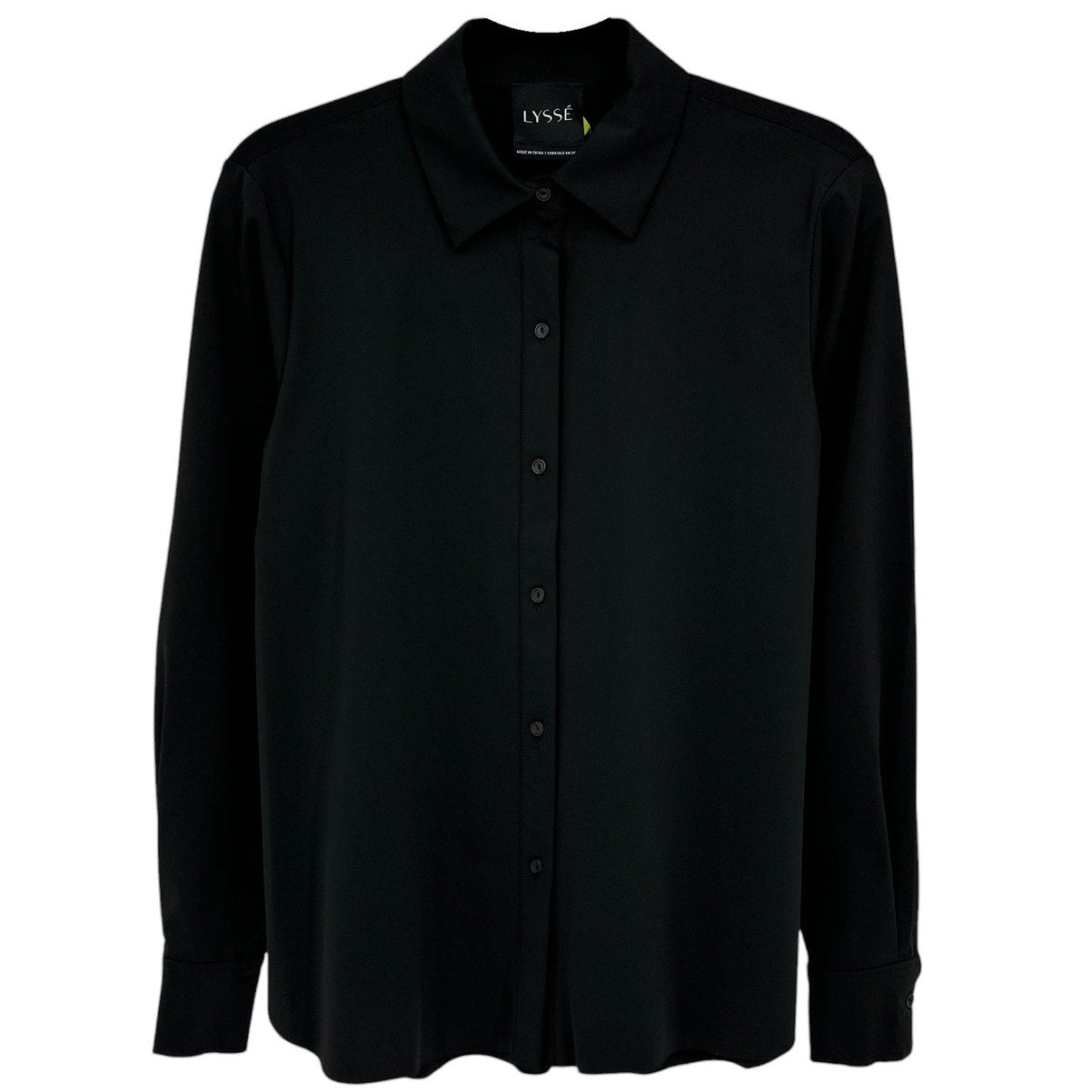 LYSSE Connie Button Down Black S
