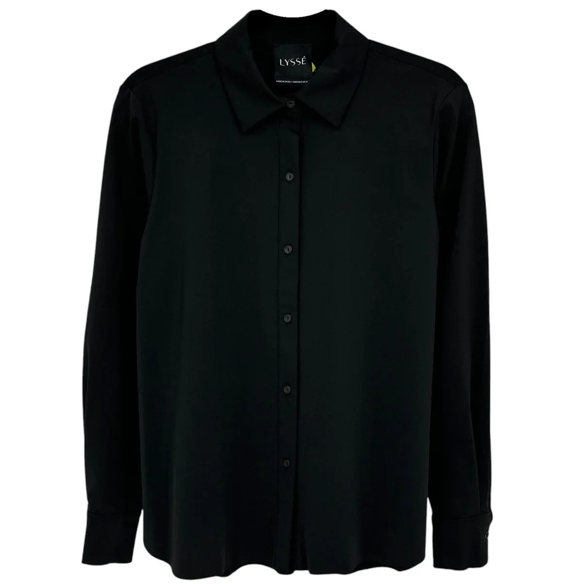 LYSSE Connie Button Down Black S - flyKAMP