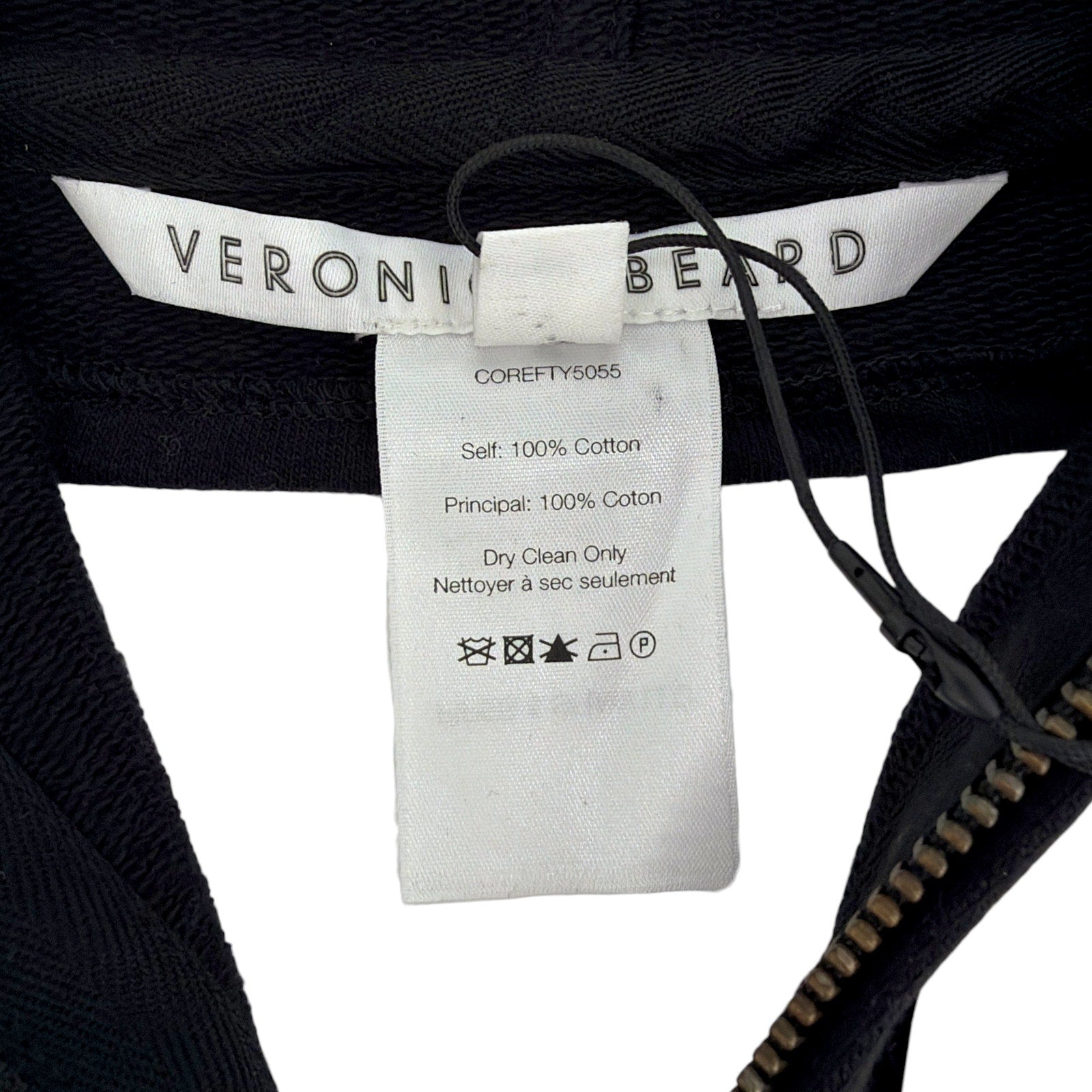 VERONICA BEARD Hoodie Dickey in Black Veronica Beard