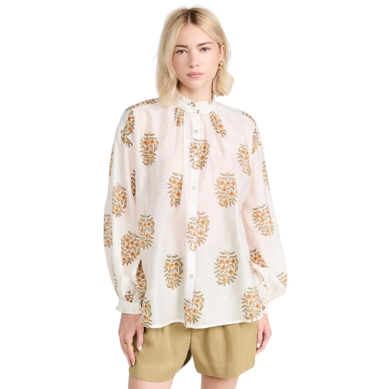 ALIX of BOHEMIA Poet Buttercup Blouse S - flyKAMP