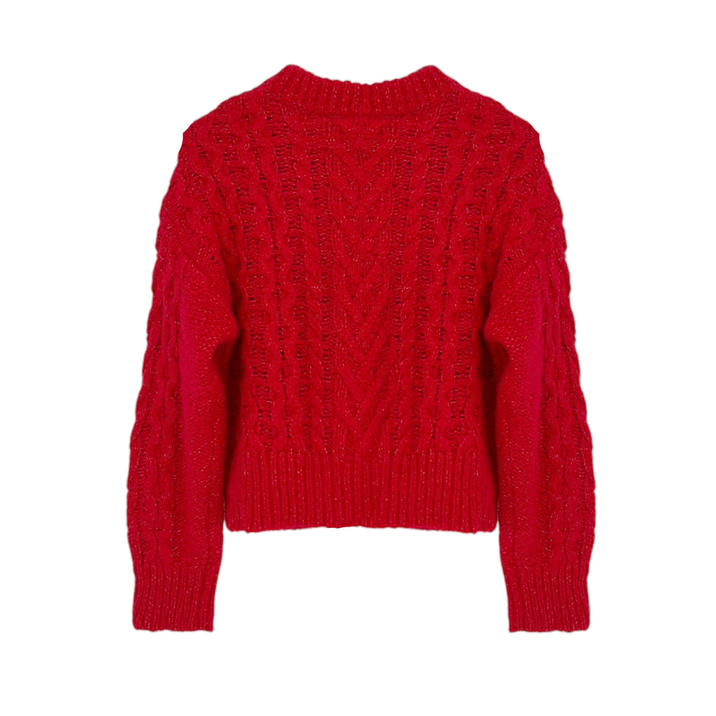 RAILS Amelie Cardigan in Scarlet S Rails