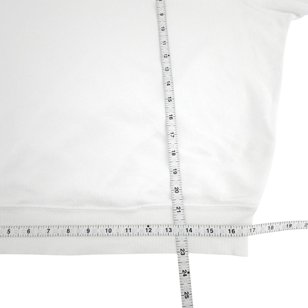 THE GREAT. The Short Sleeve Sweatshirt in True White 0|XS The Great.