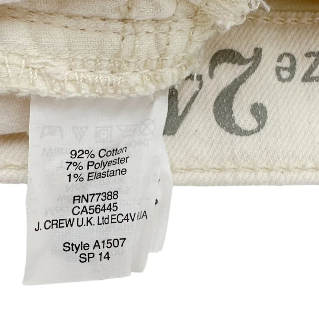 J.CREW Denim Short in Ecru 24 - flyKAMP
