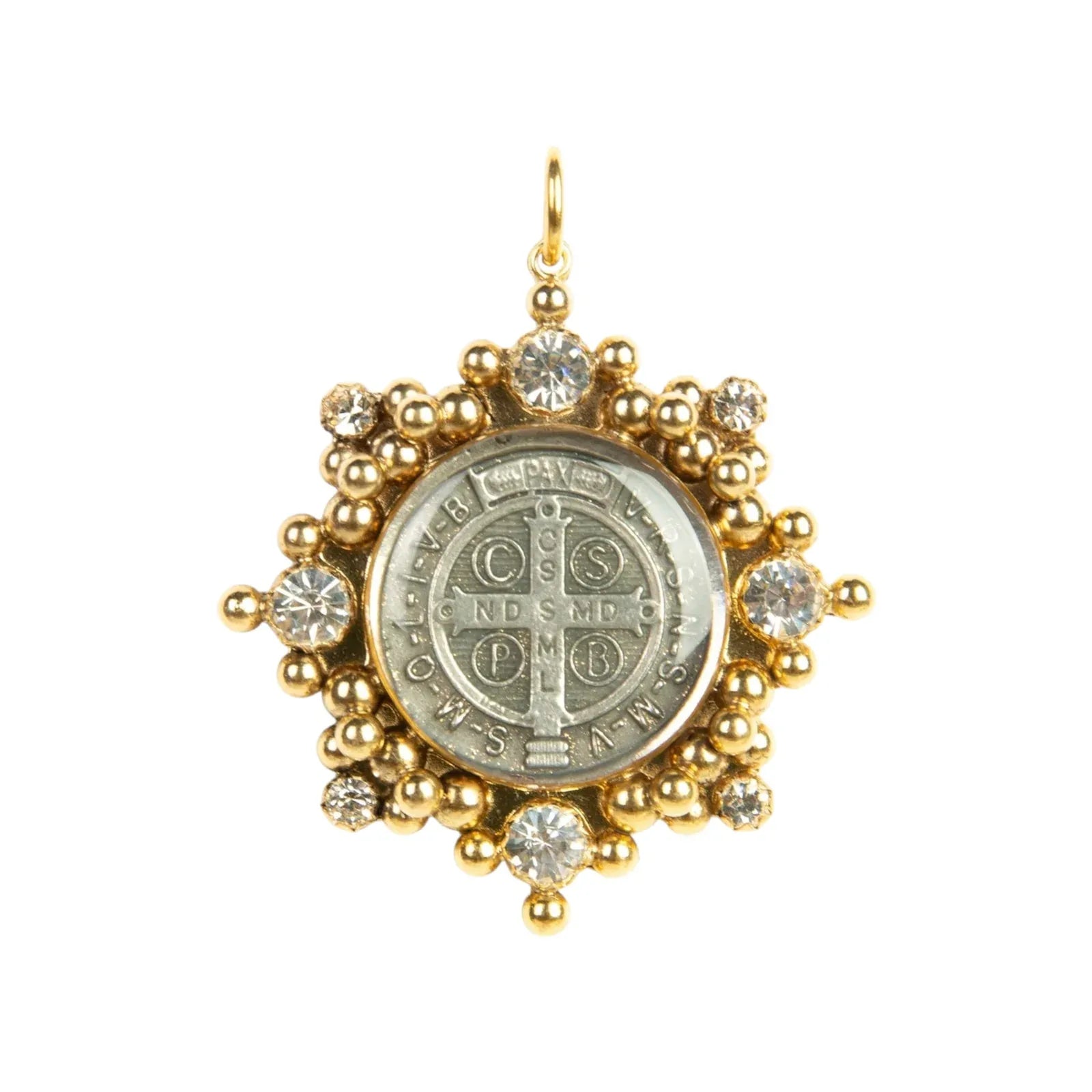 VIRGINS SAINTS & ANGELS VSA Cloister San Benito Charm in Gold - flyKAMP