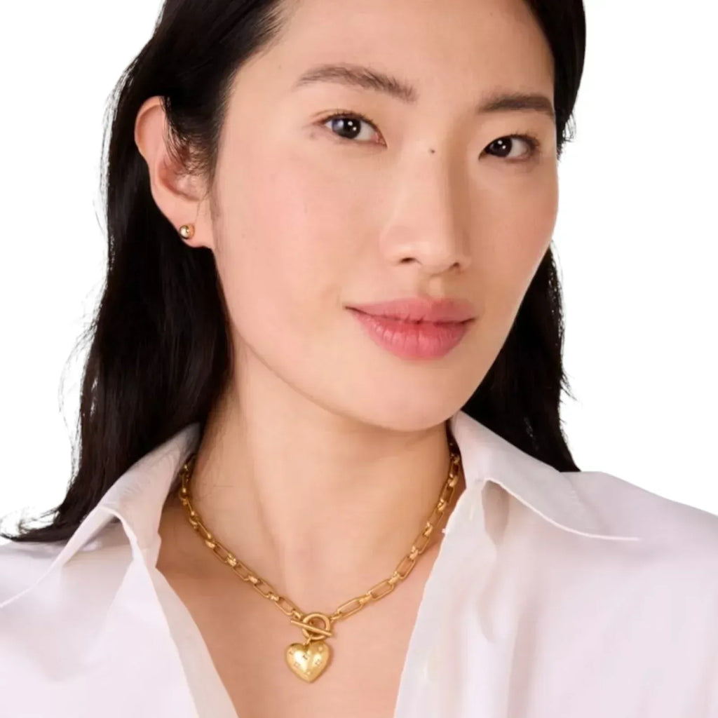 KATE SPADE New York My Precious Heart Toggle Necklace - flyKAMP