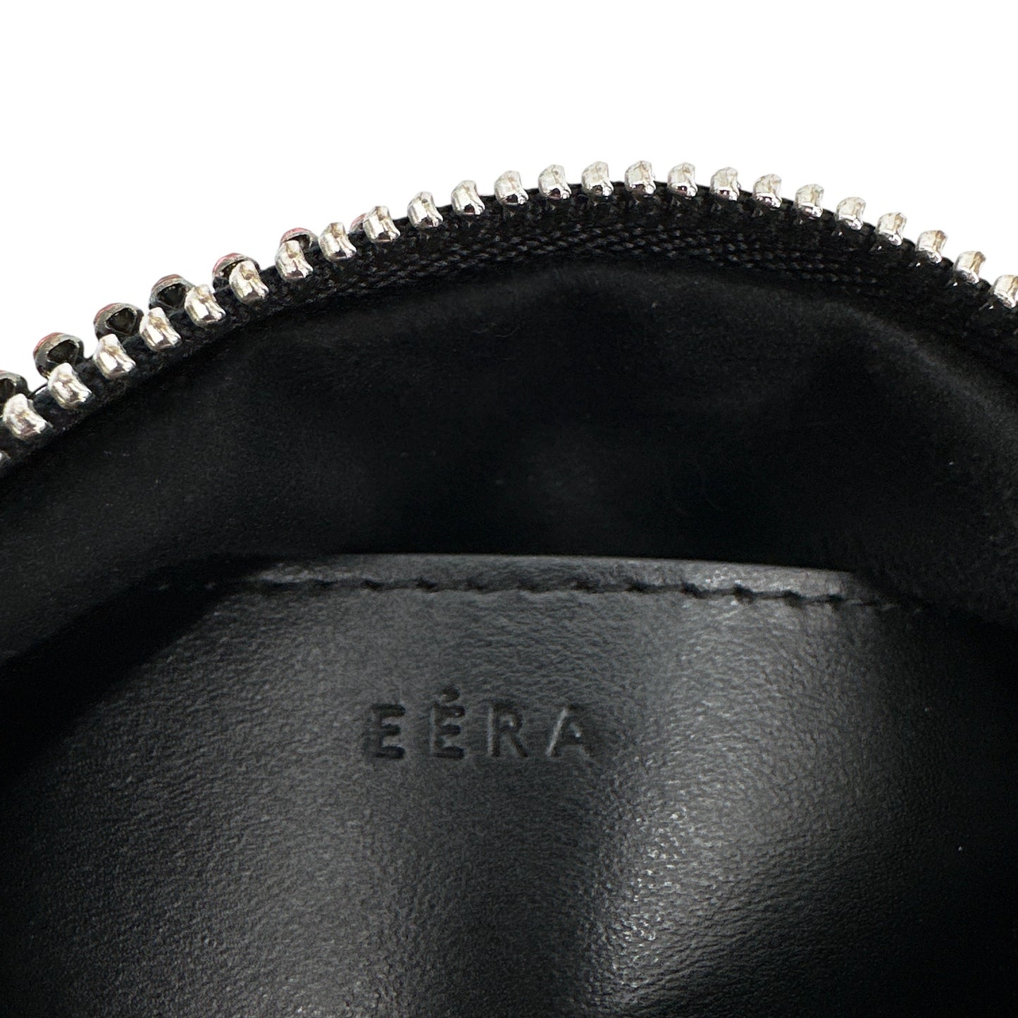 EERA Moon Bag Crystal Mesh Pink | Black Snap Hook