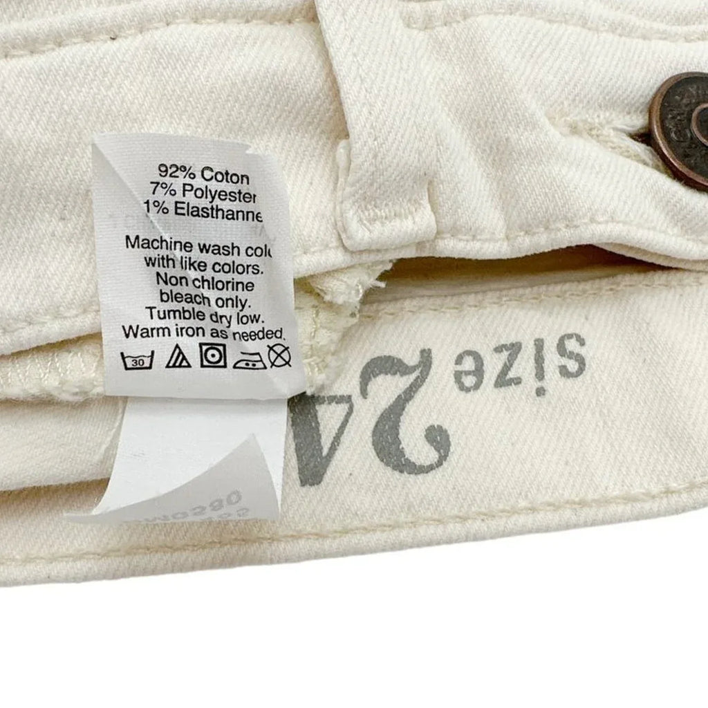 J.CREW Denim Short in Ecru 24 - flyKAMP
