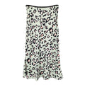 DAVID LERNER Naomi Bias Midi Skirt in Painted Leopard S - flyKAMP