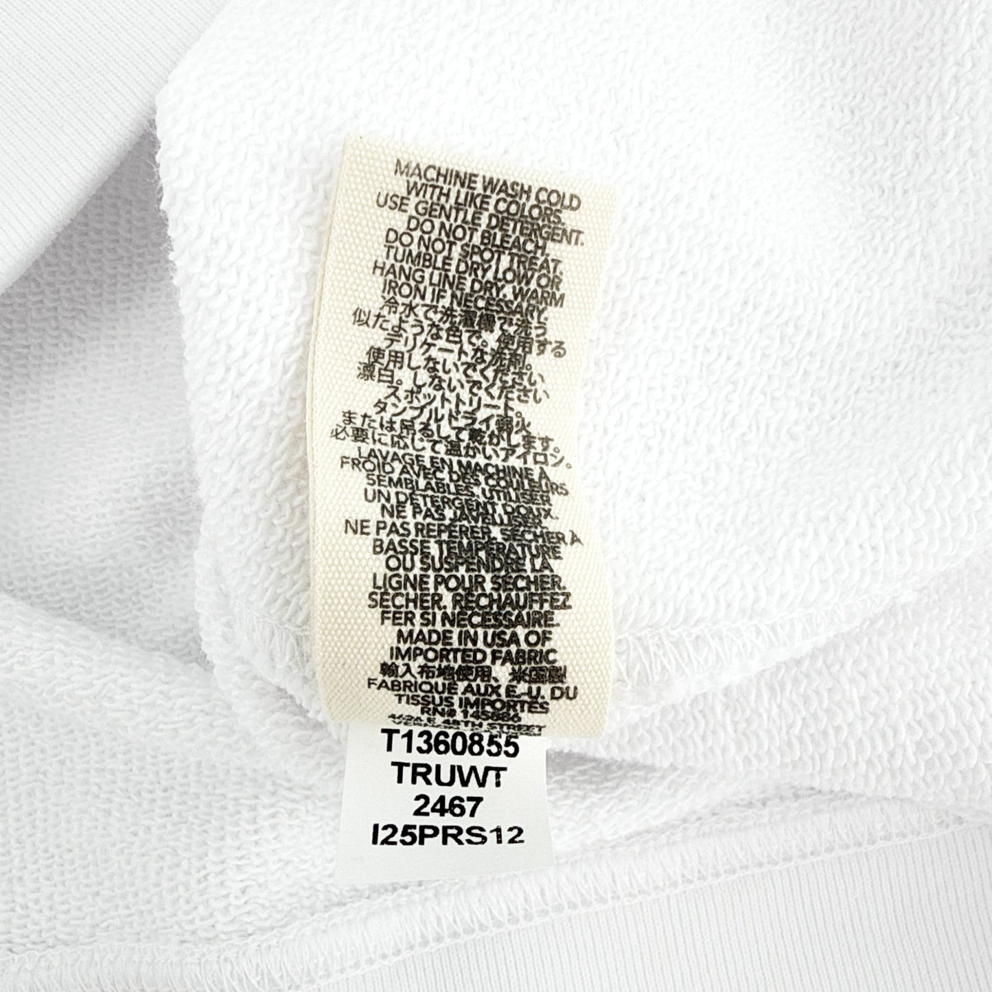 THE GREAT. The Lace Up Hoodie. In True White 0|XS