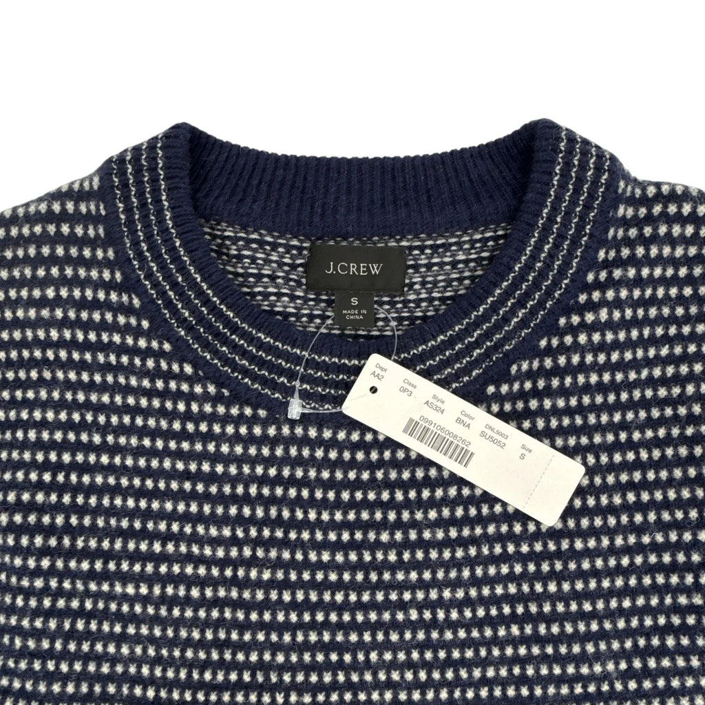 J.CREW Rugged Merino Wool Bird's-eye Sweater S - flyKAMP