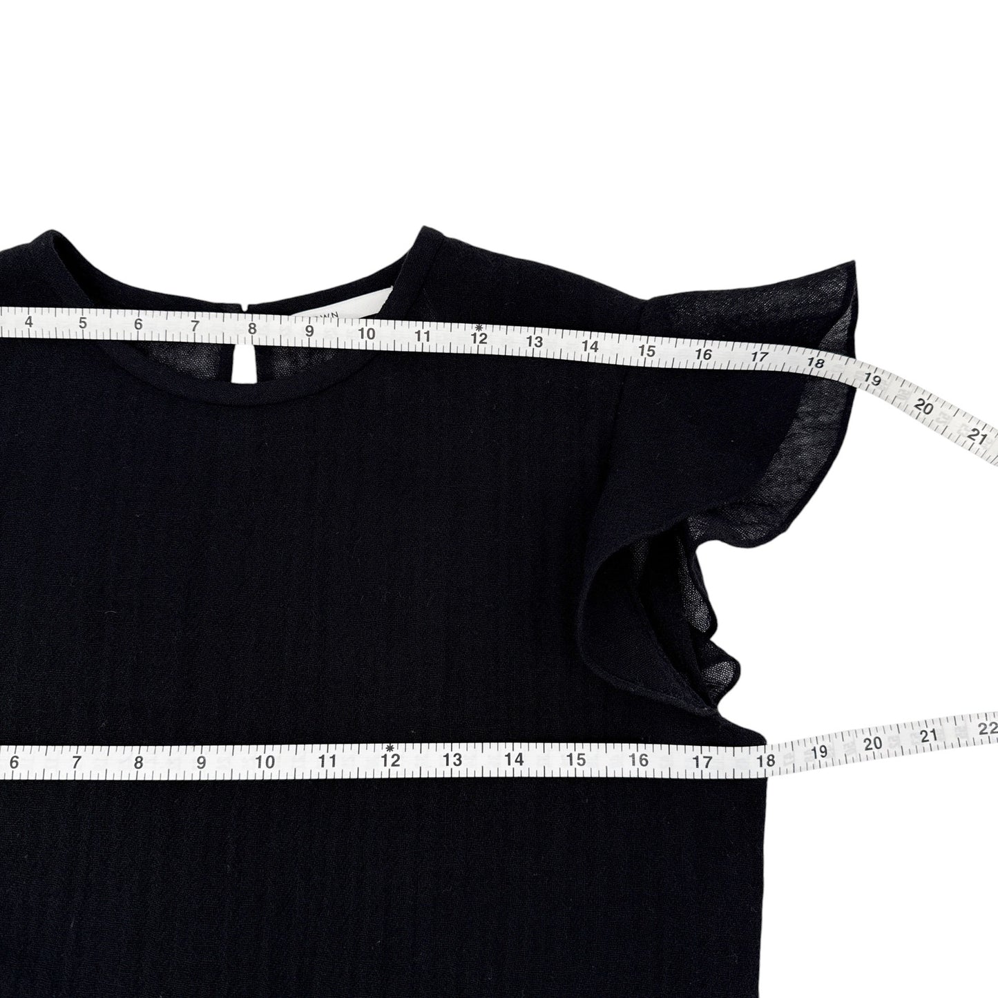 BALDWIN Kansas City BLDWN Petal Top in Black S