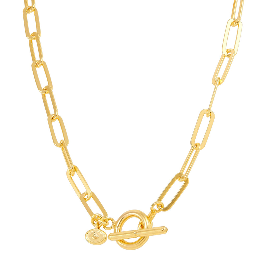 SILPADA Let’s Link Chain Necklace in Gold Plated Silver 17”