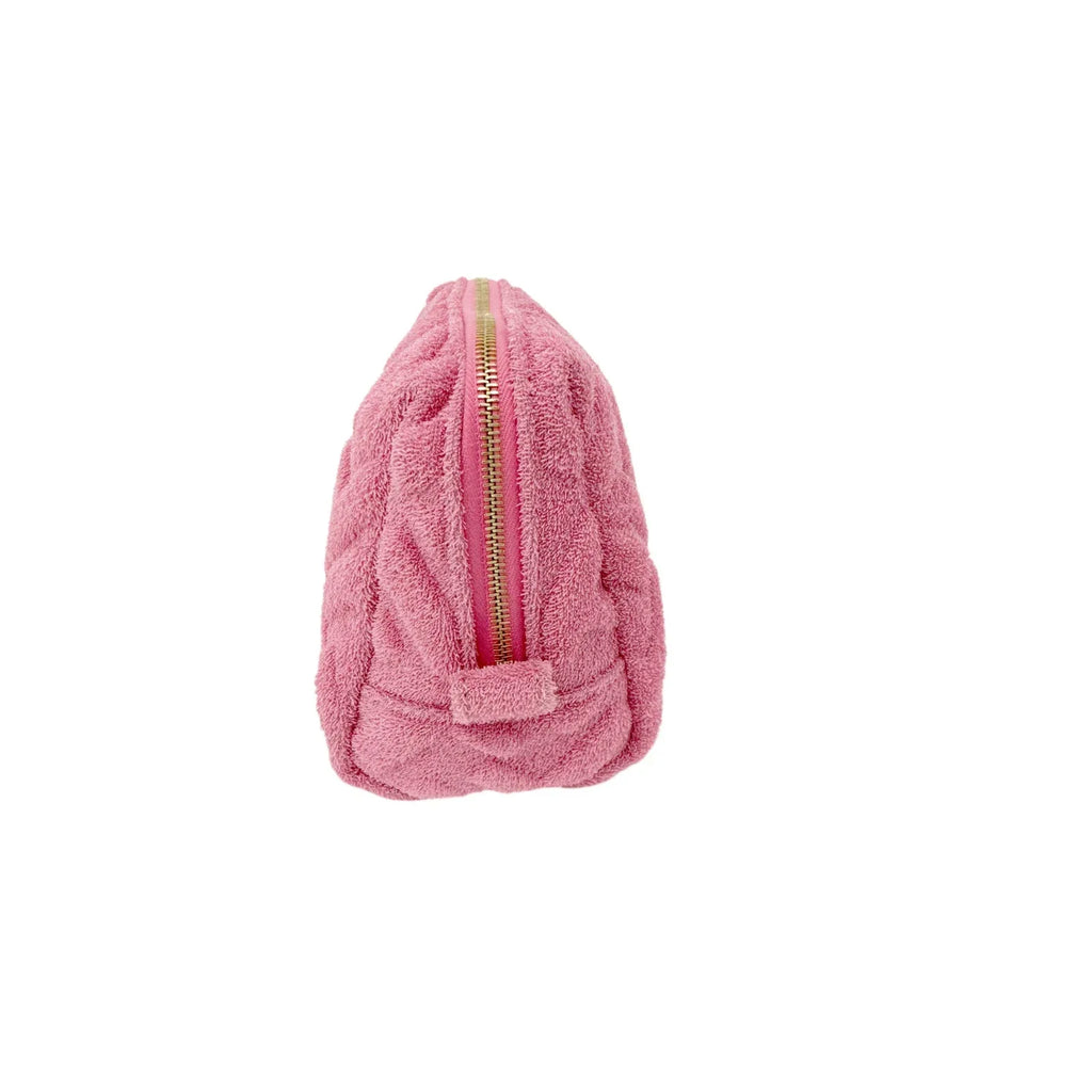 FENDI FF 1974 Cosmetic Pouch Zucca Embossed Terry Cloth - flyKAMP