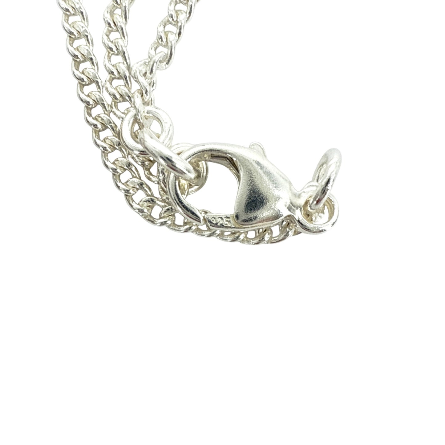 VIRGINS SAINTS & ANGELS VSA Addie Charm Necklace Silver & Pink