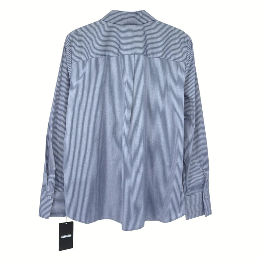 LAFAYETTE 148 New York Shirt in Bluestone Multi S - flyKAMP