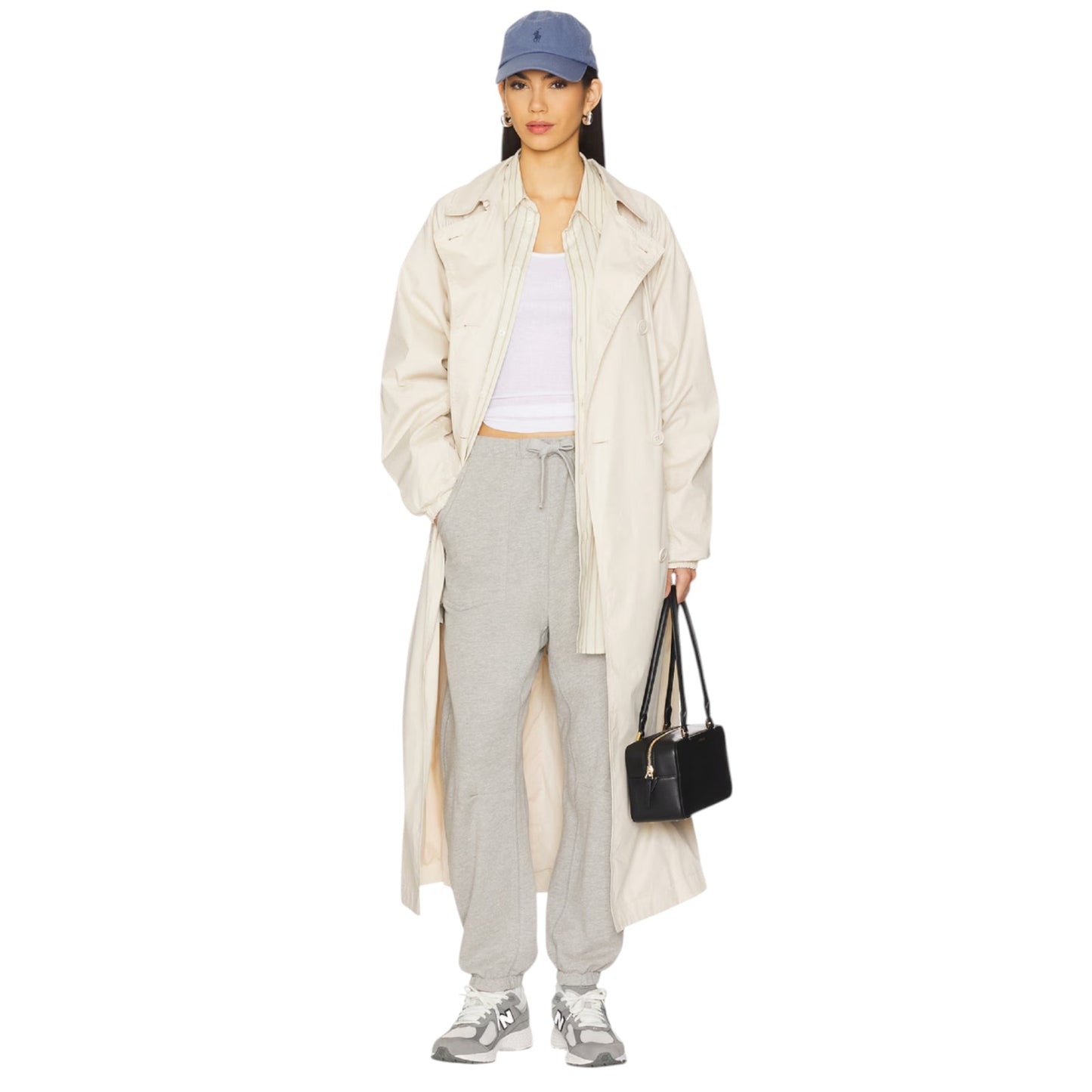 NILI LOTAN Dulce Sweatpant in Heather Grey XS