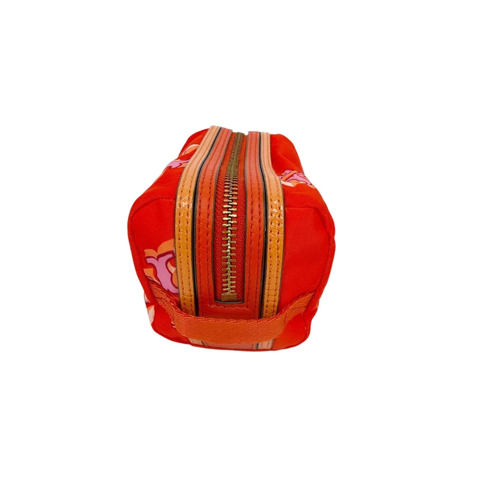 TORY BURCH Virginia Logo Printed Cosmetic Case - flyKAMP