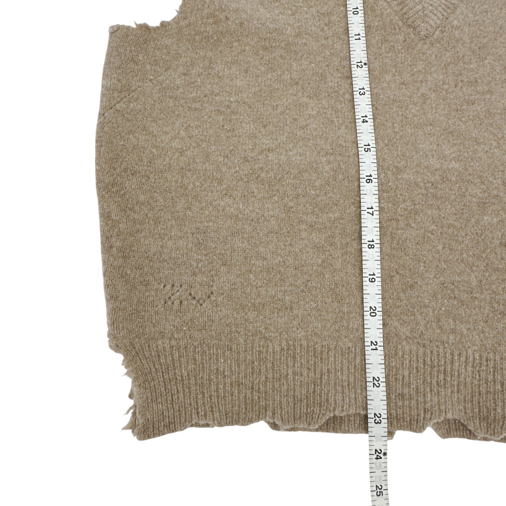 ZADIG and VOLTAIRE Sweater Vest in Tan XS Zadig & Voltaire