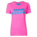 MARC JACOBS Fluorescent Logo Print Tee in Bright Pink S - flyKAMP