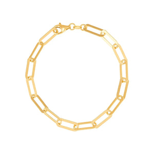SILPADA Golden Oval Bracelet in 14K Gold Plated