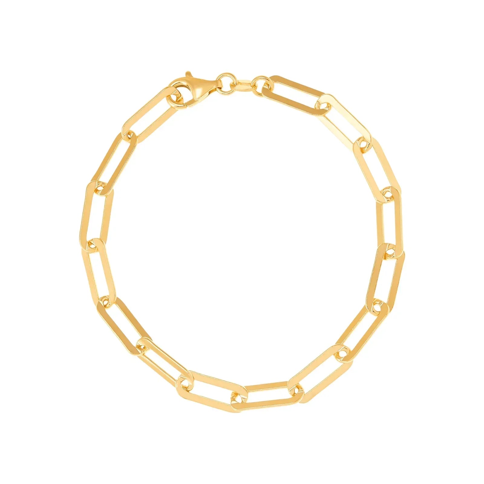 SILPADA Golden Oval Bracelet in 14K Gold Plated - flyKAMP