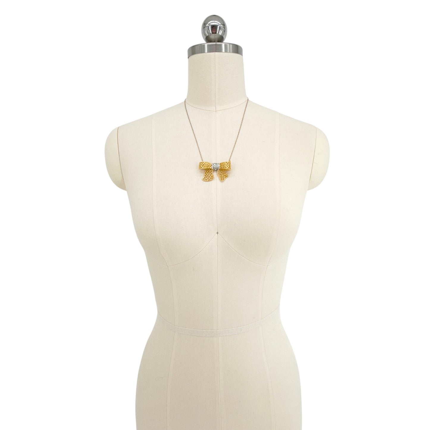 ALEXIS BITTAR Archive Elements Pavé Bow Necklace