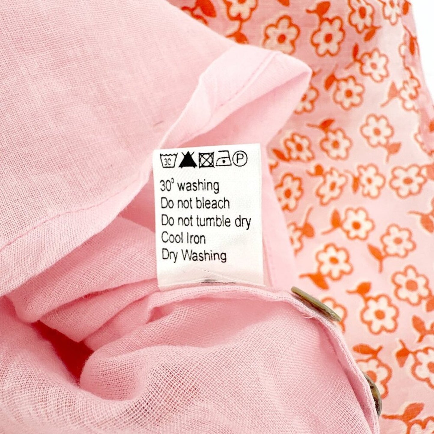 BANJANAN Rhonda Dress Scattered Daisy Orchid Pink S